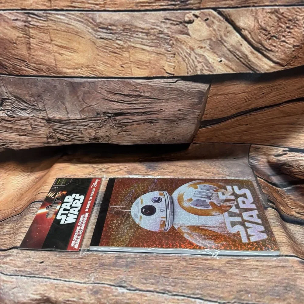 Star Wars BB-8 Holographic Journal Notebook 60 Sheets Tri-Coastal Disney NEW